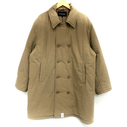 【現状渡し品】【メンズ】 DESCENDANT ディセンダント 21AW SUB NYLON COAT ナイロンコート 中綿 アウター 142-251119-rs-07-fur サイズ：3 カラー：ベージュ系 万代Net店
