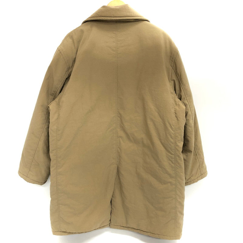 【現状渡し品】【メンズ】 DESCENDANT ディセンダント 21AW SUB NYLON COAT ナイロンコート 中綿 アウター 142-251119-rs-07-fur サイズ：3 カラー：ベージュ系 万代Net店