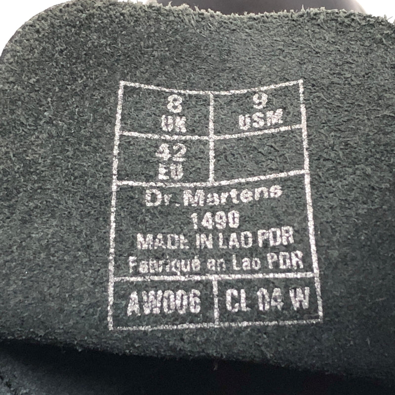 【現状渡し品】【メンズ】 Dr.Martens ドクターマーチン 1490 10 EYE BOOT レザーブーツ シューズ 靴 164-261007-rs-04-fur サイズ：UK8 (27.0cm相当) カラー：ブラック 万代Net店