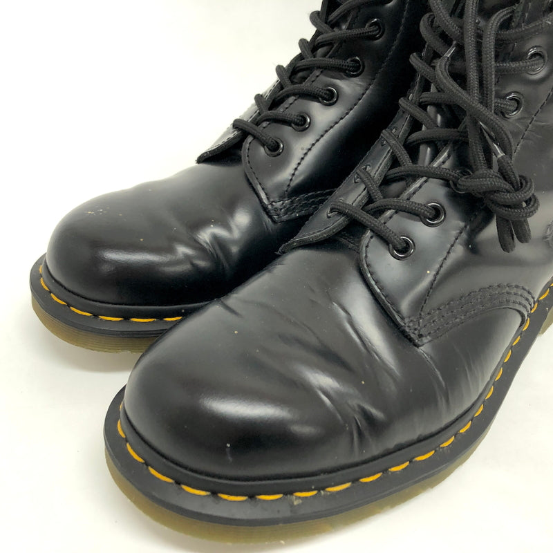 【現状渡し品】【メンズ】 Dr.Martens ドクターマーチン 1490 10 EYE BOOT レザーブーツ シューズ 靴 164-261007-rs-04-fur サイズ：UK8 (27.0cm相当) カラー：ブラック 万代Net店