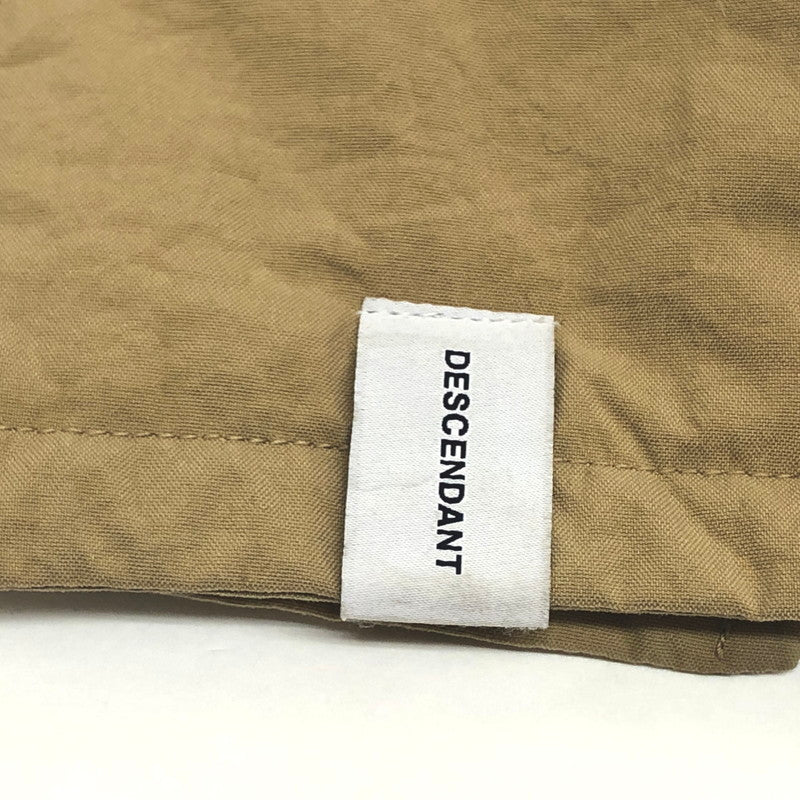 【現状渡し品】【メンズ】 DESCENDANT ディセンダント 21AW SUB NYLON COAT ナイロンコート 中綿 アウター 142-251119-rs-07-fur サイズ：3 カラー：ベージュ系 万代Net店