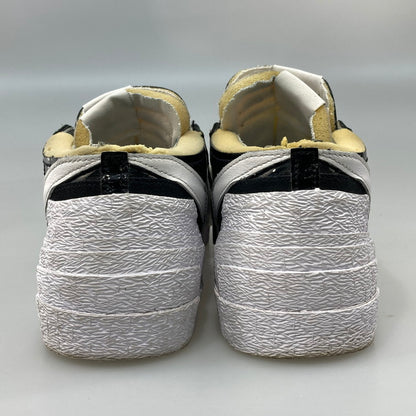 【中古品】【メンズ】 SACAI×NIKE DM6443-001 BLAZER LOW BLACK PATENT LEATHER スニーカー 本体のみ 160-260430-WA-03-iwa サイズ：30cm カラー：ブラック ホワイト 万代Net店