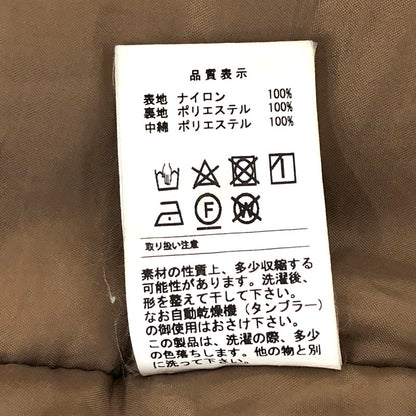 【現状渡し品】【メンズ】 DESCENDANT ディセンダント 21AW SUB NYLON COAT ナイロンコート 中綿 アウター 142-251119-rs-07-fur サイズ：3 カラー：ベージュ系 万代Net店