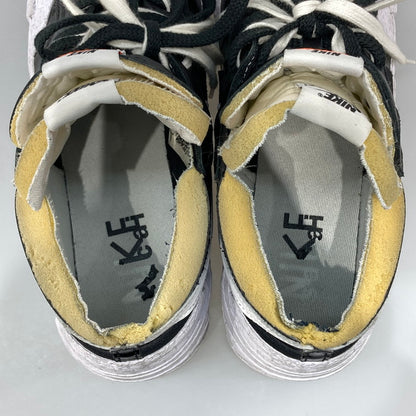【中古品】【メンズ】 SACAI×NIKE DM6443-001 BLAZER LOW BLACK PATENT LEATHER スニーカー 本体のみ 160-260430-WA-03-iwa サイズ：30cm カラー：ブラック ホワイト 万代Net店