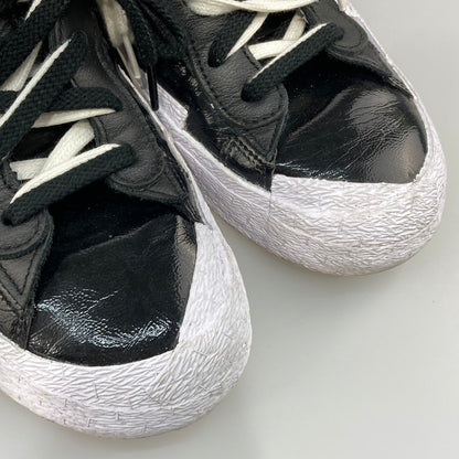 【中古品】【メンズ】 SACAI×NIKE DM6443-001 BLAZER LOW BLACK PATENT LEATHER スニーカー 本体のみ 160-260430-WA-03-iwa サイズ：30cm カラー：ブラック ホワイト 万代Net店
