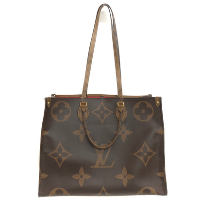 【中古品】【メンズ/レディース】 LOUIS VUITTON ルイ・ヴィトン M45320 モノグラム ジャイアント リバース オンザゴーGM トートバッグ 鞄 179-260713-rs-02-fur カラー：ブラウン/ベージュ 万代Net店