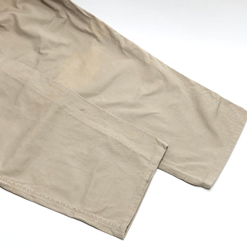 【現状渡し品】【メンズ】 POLO RALPH LAUREN ポロ・ラルフローレン 90S TWO-TUCK POLO CHINO PANTS チノパンツ ボトムス 古着 ヴィンテージ系 157-260424-rs-06-fur サイズ：34/34 カラー：ベージュ 万代Net店