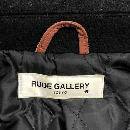 【現状渡し品】【メンズ/レディース】 RUDE GALLERY ルードギャラリー Pコート ピーコート アウター 142-251119-rs-08-fur サイズ：2 カラー：ブラック 万代Net店