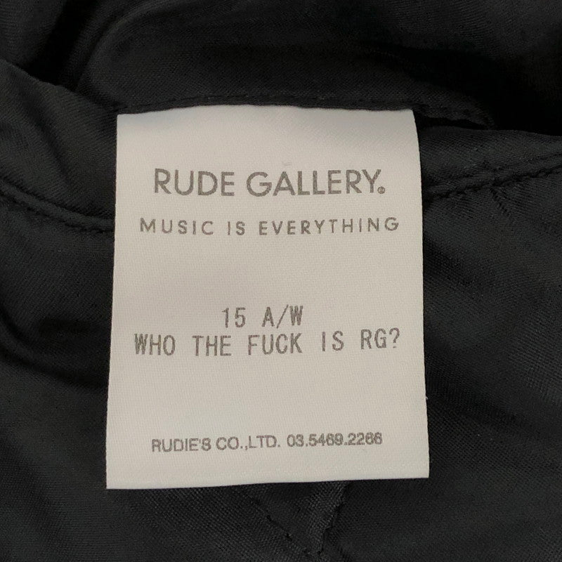 【現状渡し品】【メンズ/レディース】 RUDE GALLERY ルードギャラリー Pコート ピーコート アウター 142-251119-rs-08-fur サイズ：2 カラー：ブラック 万代Net店