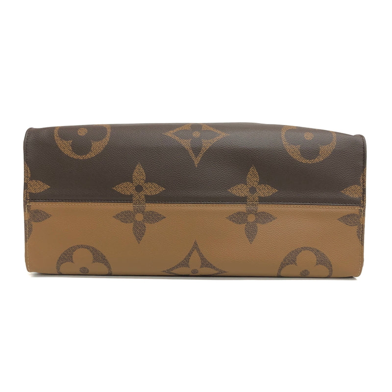 【中古品】【メンズ/レディース】 LOUIS VUITTON ルイ・ヴィトン M45320 モノグラム ジャイアント リバース オンザゴーGM トートバッグ 鞄 179-260713-rs-02-fur カラー：ブラウン/ベージュ 万代Net店