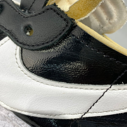 【中古品】【メンズ】 SACAI×NIKE DM6443-001 BLAZER LOW BLACK PATENT LEATHER スニーカー 本体のみ 160-260430-WA-03-iwa サイズ：30cm カラー：ブラック ホワイト 万代Net店