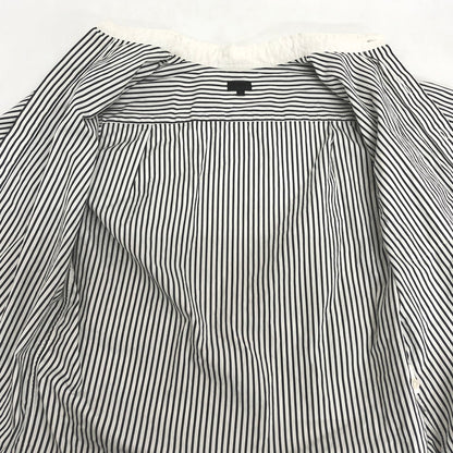 【現状渡し品】【メンズ】 BEAMS ビームス S/S SHIRT ストライプシャツ 半袖 トップス 147-251119-rs-06-fur サイズ：S カラー：ホワイト/ブラック系 万代Net店