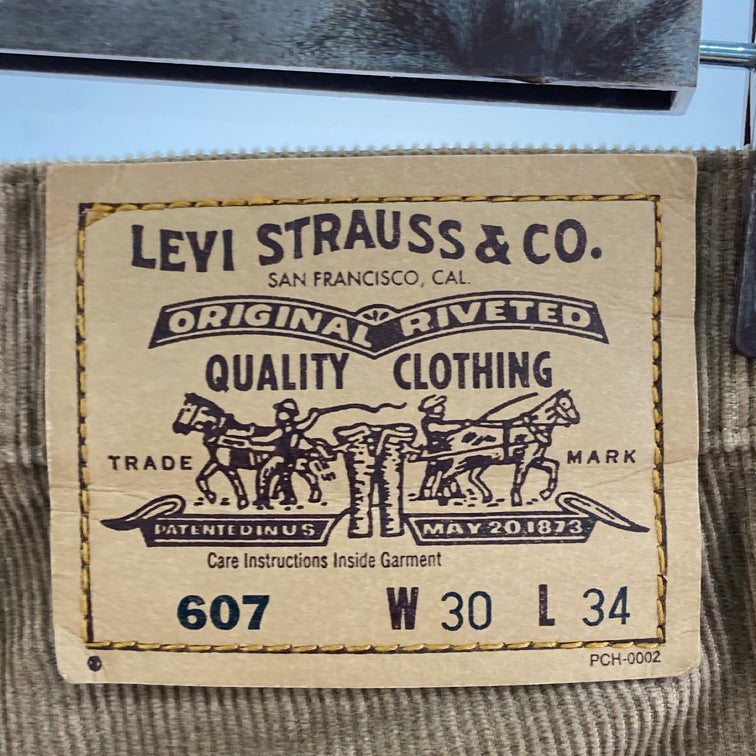 【中古品】【メンズ】 Levi's リーバイス 607 コーデュロイパンツ 158-260112-WA-07-iwa サイズ：W30 カラー：ブラウン 万代Net店