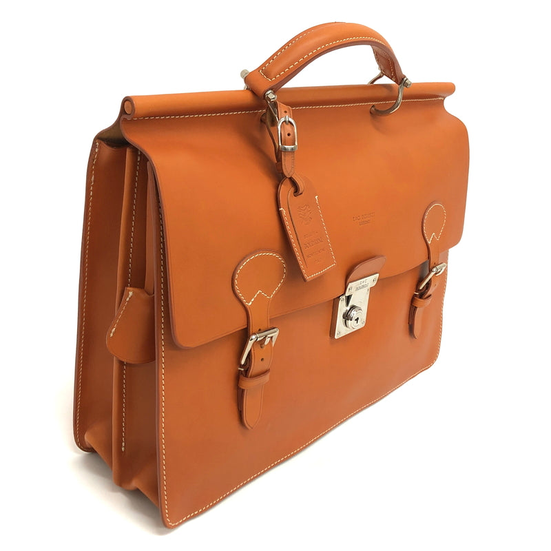【中古品】【メンズ/レディース】 L&C BOLDRINI L&C ボルドリーニ LEATHER BUSINESS BAG レザー ビジネスバッグ 鞄 188-260713-rs-04-fur カラー：ブラウン 万代Net店