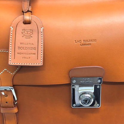 【中古品】【メンズ/レディース】 L&C BOLDRINI L&C ボルドリーニ LEATHER BUSINESS BAG レザー ビジネスバッグ 鞄 188-260713-rs-04-fur カラー：ブラウン 万代Net店
