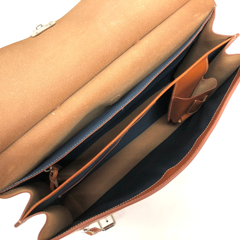 【中古品】【メンズ/レディース】 L&C BOLDRINI L&C ボルドリーニ LEATHER BUSINESS BAG レザー ビジネスバッグ 鞄 188-260713-rs-04-fur カラー：ブラウン 万代Net店