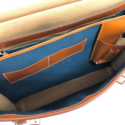 【中古品】【メンズ/レディース】 L&C BOLDRINI L&C ボルドリーニ LEATHER BUSINESS BAG レザー ビジネスバッグ 鞄 188-260713-rs-04-fur カラー：ブラウン 万代Net店