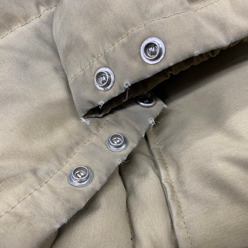【現状渡し品】【メンズ】 THE NORTH FACE ザ・ノースフェイス 茶タグ USA製 80’S DOWN JACKET ダウン ジャケット アウター 144-260923-cs-06-izu サイズ：M カラー：ベージュ 万代Net店