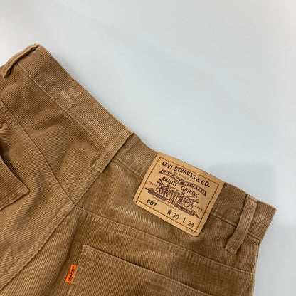 【中古品】【メンズ】 Levi's リーバイス 607 コーデュロイパンツ 158-260112-WA-07-iwa サイズ：W30 カラー：ブラウン 万代Net店