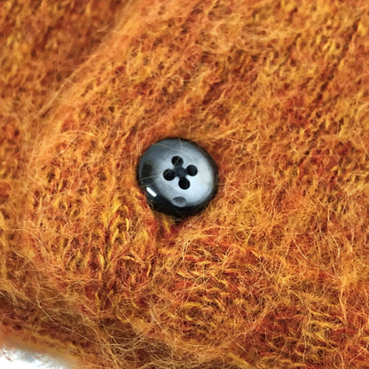 【中古品】【メンズ】 SUPREME シュプリーム 15AW HEATHER MOHAIR CARDIGAN カーディガン ニット 長袖 トップス 古着 149-261008-rs-01-fur サイズ：L カラー：オレンジ系 万代Net店