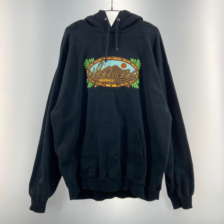 【中古品】【メンズ】 XLARGE エクストララージ 101244012006 ROPE LOGO HOODED SWEATSHIRT パーカー 142-260114-WA-02-iwa サイズ：XL カラー：ブラック 万代Net店