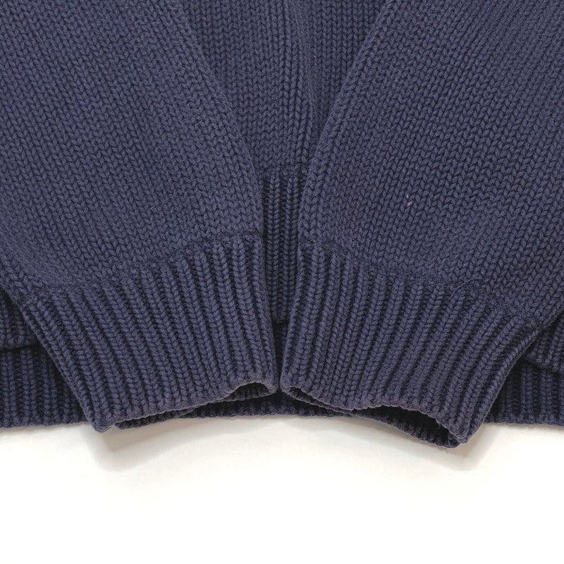 【現状渡し品】【メンズ】 POLO RALPH LAUREN ポロ・ラルフローレン POLO SPORT PONY LOGO KNIT 古着 ニット セーター 長袖 トップス ヴィンテージ 146-260424-rs-08-fur サイズ：L カラー：ネイビー/イエロー 万代Net店