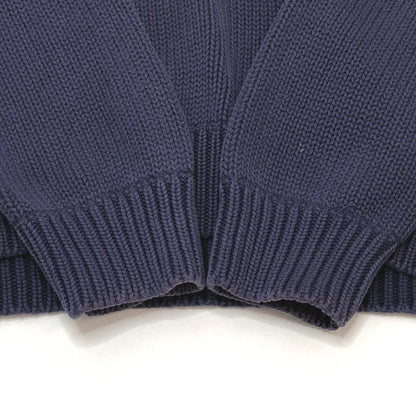 【現状渡し品】【メンズ】 POLO RALPH LAUREN ポロ・ラルフローレン POLO SPORT PONY LOGO KNIT 古着 ニット セーター 長袖 トップス ヴィンテージ 146-260424-rs-08-fur サイズ：L カラー：ネイビー/イエロー 万代Net店