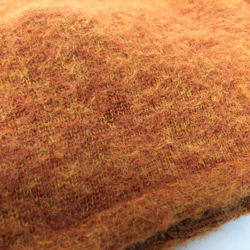 【中古品】【メンズ】 SUPREME シュプリーム 15AW HEATHER MOHAIR CARDIGAN カーディガン ニット 長袖 トップス 古着 149-261008-rs-01-fur サイズ：L カラー：オレンジ系 万代Net店