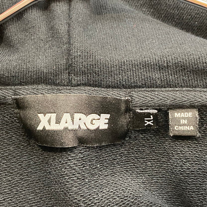 【中古品】【メンズ】 XLARGE エクストララージ 101244012006 ROPE LOGO HOODED SWEATSHIRT パーカー 142-260114-WA-02-iwa サイズ：XL カラー：ブラック 万代Net店