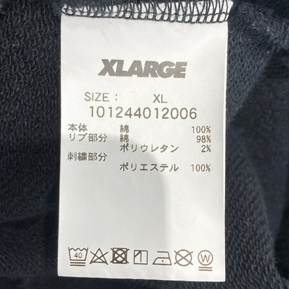 【中古品】【メンズ】 XLARGE エクストララージ 101244012006 ROPE LOGO HOODED SWEATSHIRT パーカー 142-260114-WA-02-iwa サイズ：XL カラー：ブラック 万代Net店