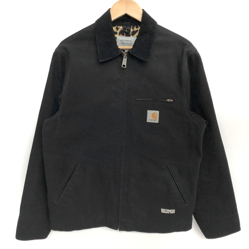 【中古品】【メンズ】 CARHARTT × WACKO MARIA カーハート ワコマリア W.I.P OG DETROIT JACKET I028223 デトロイトジャケット ワークジャケット アウター 古着 142-261008-rs-03-fur サイズ：S カラー：ブラック 万代Net店