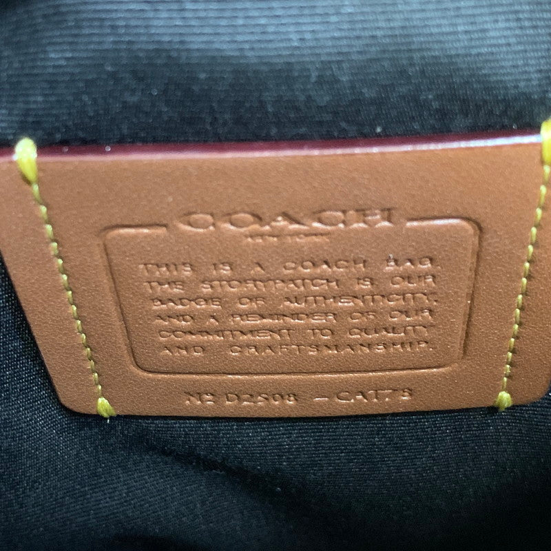 【中古品】【メンズ/レディース】 COACH コーチ CAT78 サリバン クロスボディ バッグ・シグネチャー キャンバス カバン 鞄 188-260818-cs-22-izu カラー：ブラック 万代Net店