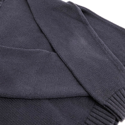 【現状渡し品】【メンズ】 LANDS'END ランズエンド 90S COTTON KNIT ニット セーター 長袖 トップス 古着 ヴィンテージ 146-260424-rs-10-fur サイズ：L カラー：ネイビー 万代Net店