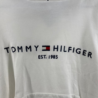 【中古品】【メンズ】 TOMMY HILFIGER トミーヒルフィガー パーカー 147-260114-WA-03-iwa サイズ：M カラー：ホワイト 万代Net店