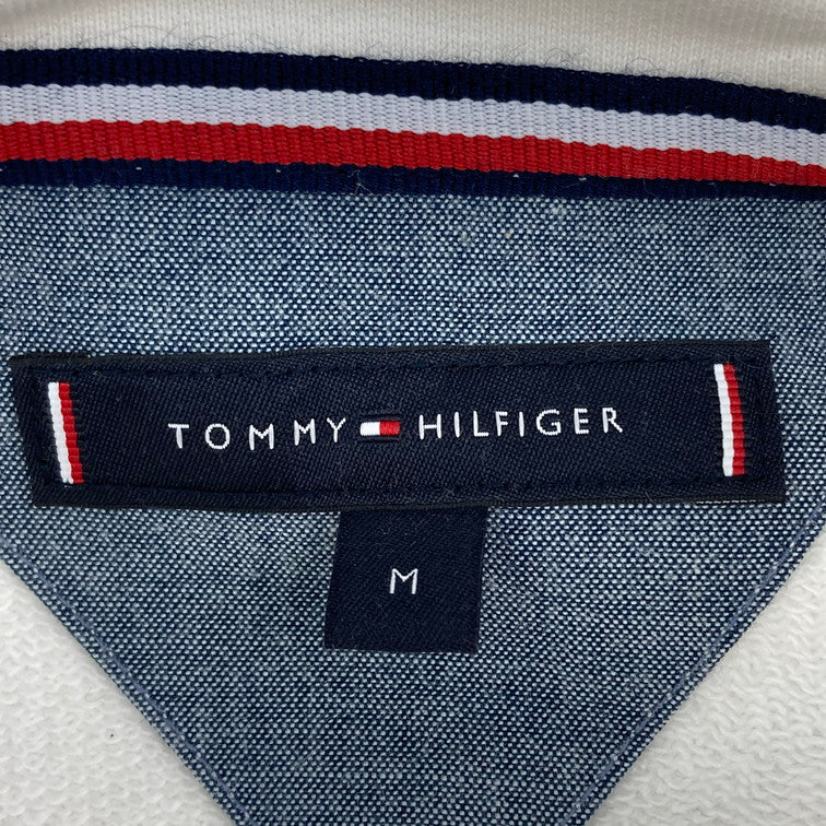 【中古品】【メンズ】 TOMMY HILFIGER トミーヒルフィガー パーカー 147-260114-WA-03-iwa サイズ：M カラー：ホワイト 万代Net店