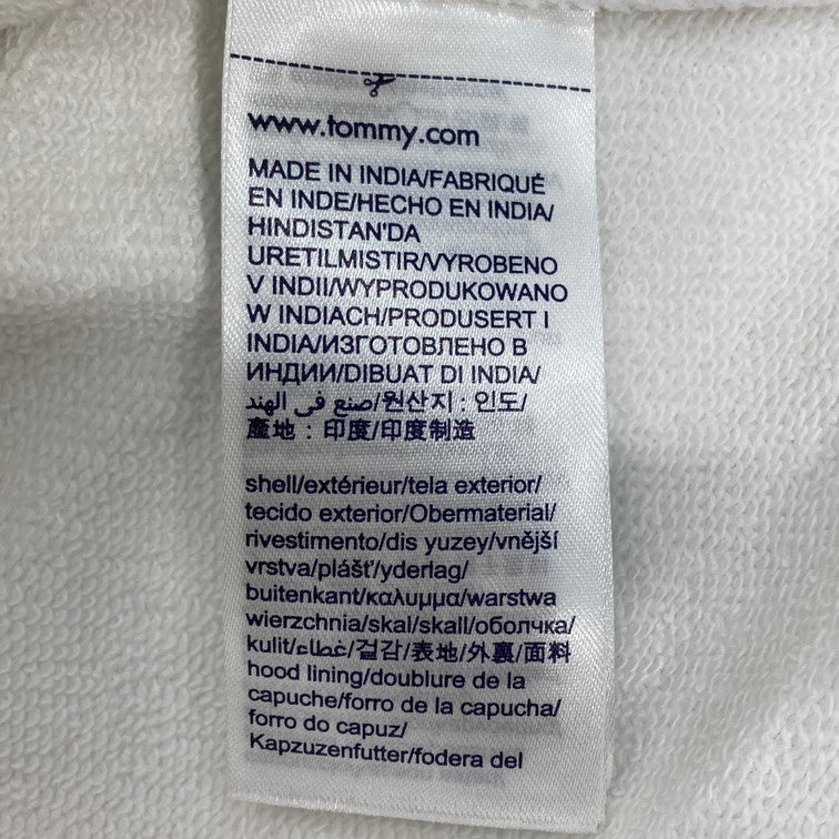 【中古品】【メンズ】 TOMMY HILFIGER トミーヒルフィガー パーカー 147-260114-WA-03-iwa サイズ：M カラー：ホワイト 万代Net店