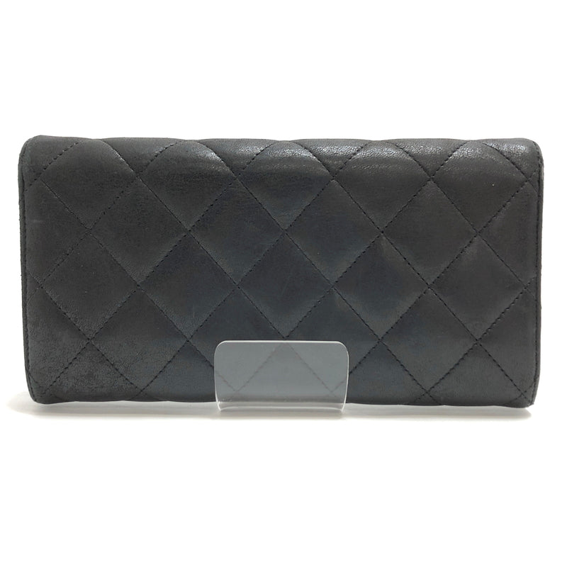 【現状渡し品】【レディース】 CHANEL シャネル A50096 マトラッセ ラムスキン ロングウォレット 長財布 181-260713-rs-06-fur カラー：ブラック 万代Net店