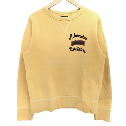 【現状渡し品】【メンズ】 THE REAL McCOY'S ザ・リアルマッコイズ BUCO SWEATSHIRT スウェット トレーナー 長袖 トップス 古着 145-261008-rs-04-fur サイズ：L カラー：イエロー系 万代Net店