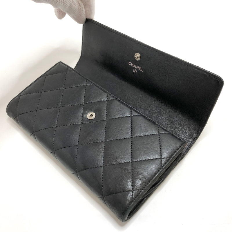 【現状渡し品】【レディース】 CHANEL シャネル A50096 マトラッセ ラムスキン ロングウォレット 長財布 181-260713-rs-06-fur カラー：ブラック 万代Net店