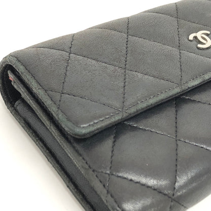 【現状渡し品】【レディース】 CHANEL シャネル A50096 マトラッセ ラムスキン ロングウォレット 長財布 181-260713-rs-06-fur カラー：ブラック 万代Net店