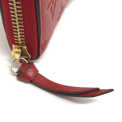 【中古品】【メンズ/レディース】 LOUIS VUITTON ルイ・ヴィトン M61701 モノグラム アンプラント ポルトフォイユ･クレマンス ラウンドファスナーウォレット 長財布 179-261008-rs-05-fur カラー：レッド 万代Net店