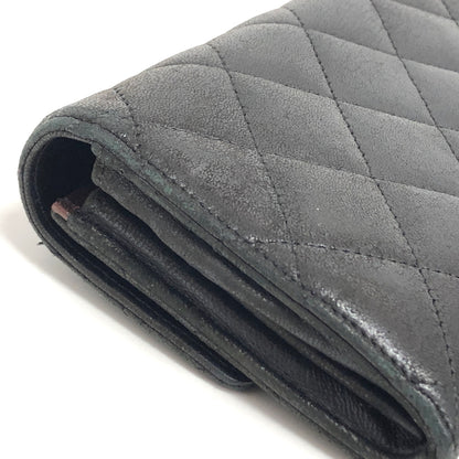【現状渡し品】【レディース】 CHANEL シャネル A50096 マトラッセ ラムスキン ロングウォレット 長財布 181-260713-rs-06-fur カラー：ブラック 万代Net店
