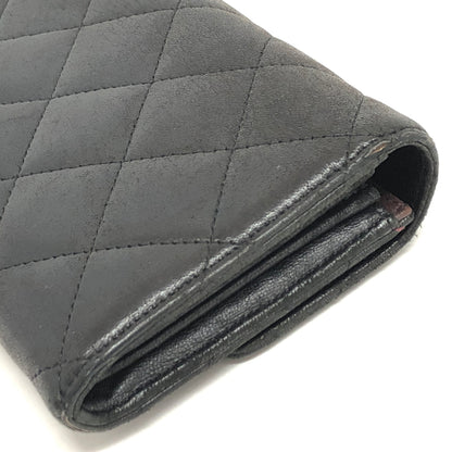 【現状渡し品】【レディース】 CHANEL シャネル A50096 マトラッセ ラムスキン ロングウォレット 長財布 181-260713-rs-06-fur カラー：ブラック 万代Net店