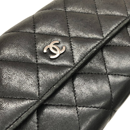 【現状渡し品】【レディース】 CHANEL シャネル A50096 マトラッセ ラムスキン ロングウォレット 長財布 181-260713-rs-06-fur カラー：ブラック 万代Net店