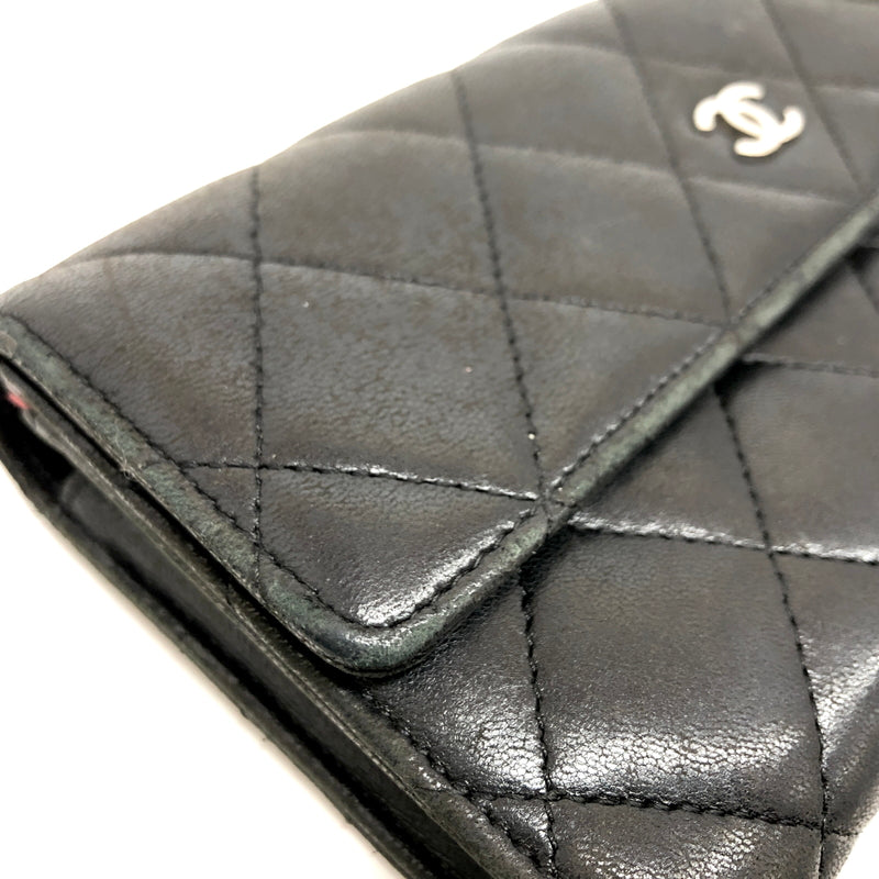 【現状渡し品】【レディース】 CHANEL シャネル A50096 マトラッセ ラムスキン ロングウォレット 長財布 181-260713-rs-06-fur カラー：ブラック 万代Net店