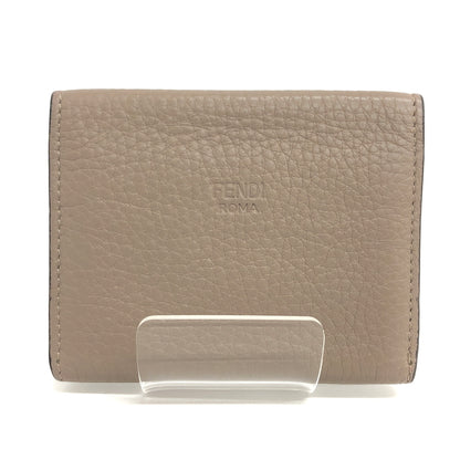 【中古品】【メンズ/レディース】 FENDI フェンディ 8M0425 ピーカブー セレリア カードケース 小銭入れ小物 181-260713-rs-03-fur カラー：グレージュ 万代Net店