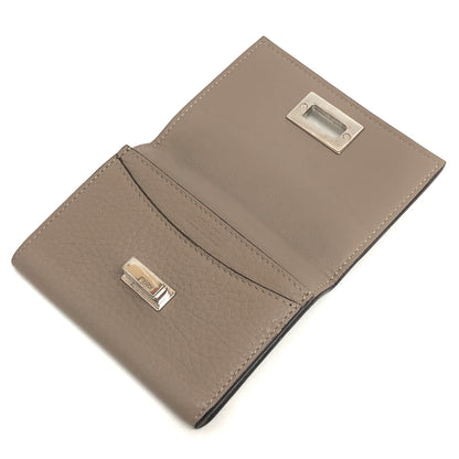 【中古品】【メンズ/レディース】 FENDI フェンディ 8M0425 ピーカブー セレリア カードケース 小銭入れ小物 181-260713-rs-03-fur カラー：グレージュ 万代Net店