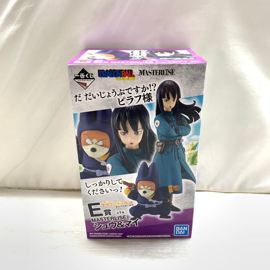 【中古品】 一番くじ ドラゴンボール EX 摩訶不思議大冒険 E賞 MASTERLISE シュウ＆マイ フィギュア バンダイ 箱あり 050-261001-YT-03-min 万代Net店