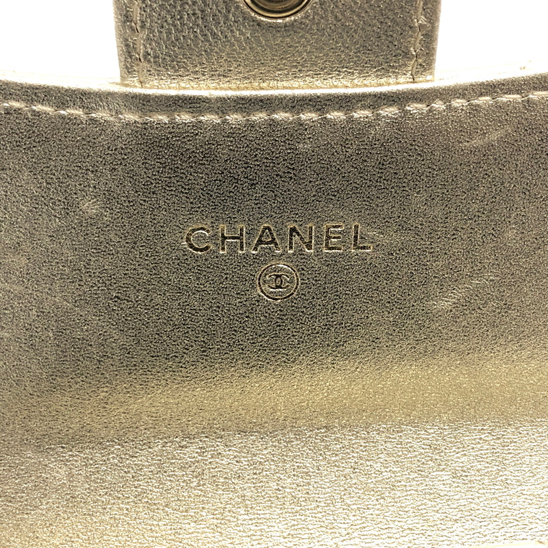 【中古品】【レディース】 CHANEL シャネル A82288 クラシックスモール ウォレット 三つ折り財布 181-260713-rs-07-fur カラー：シャンパンゴールド系 万代Net店