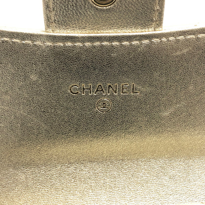 【中古品】【レディース】 CHANEL シャネル A82288 クラシックスモール ウォレット 三つ折り財布 181-260713-rs-07-fur カラー：シャンパンゴールド系 万代Net店